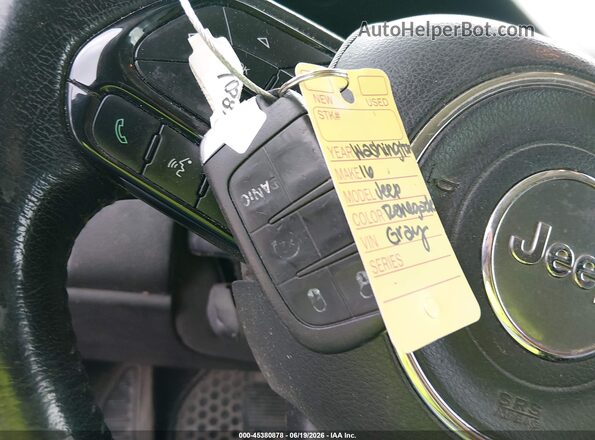 ZACCJBBT2GPE12616 2016 JEEP RENEGADE Gray Widok deski rozdzielczej
