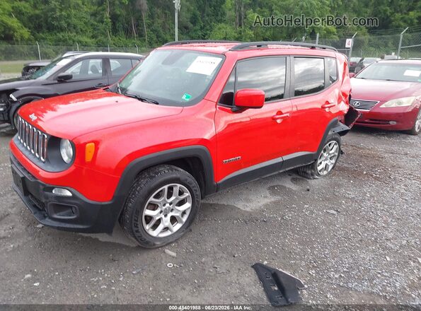 ZACCJBBT4GPC54392 2016 JEEP RENEGADE Red Vista tres cuartos delantera izquierda