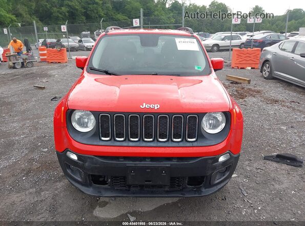 ZACCJBBT4GPC54392 2016 JEEP RENEGADE Red Vista del cuadro de instrumentos