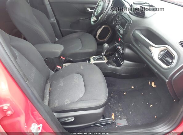 ZACCJBBT4GPC54392 2016 JEEP RENEGADE Red Vista interior delantera