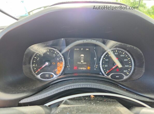 ZACCJBBT5GPC43286 2016 JEEP RENEGADE White Vista del cuadro de instrumentos