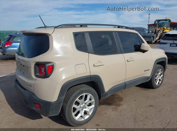 ZACCJBBT5GPD07844 2016 JEEP RENEGADE Tan უკანა მარჯვენა