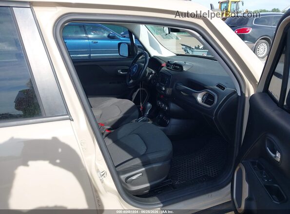 ZACCJBBT5GPD07844 2016 JEEP RENEGADE Tan წინა სალონის ხედი