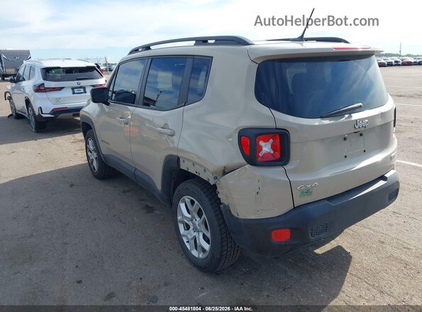 ZACCJBBT5GPD07844 2016 JEEP RENEGADE Tan უკანა მარცხენა