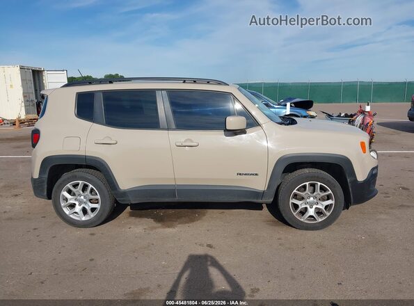 ZACCJBBT5GPD07844 2016 JEEP RENEGADE Tan უკანა სალონის ხედი