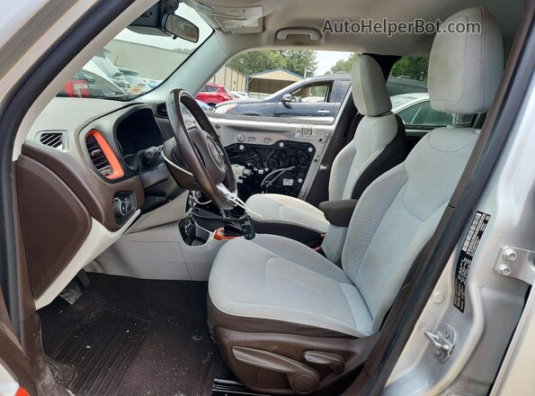 ZACCJBBT5GPD11747 2016 JEEP RENEGADE Silver Front interior view