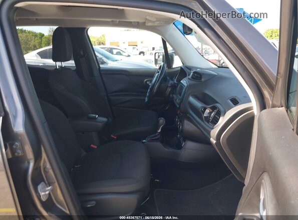 ZACCJBBT6GPD39184 2016 JEEP RENEGADE Gray წინა სალონის ხედი