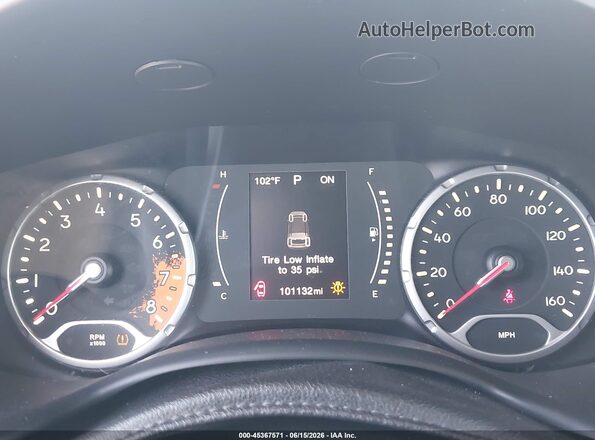 ZACCJBBT6GPD39184 2016 JEEP RENEGADE Gray უკანა სავარძლების ხედი
