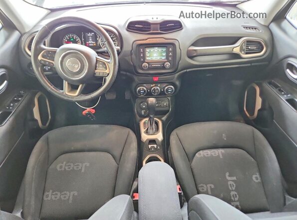 ZACCJBBT7GPD00703 2016 JEEP RENEGADE Black Dashboard view