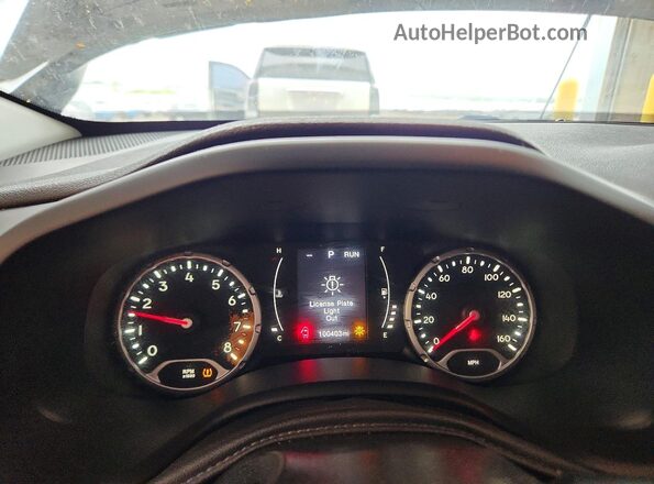 ZACCJBBT7GPD00703 2016 JEEP RENEGADE Black Instrument cluster view