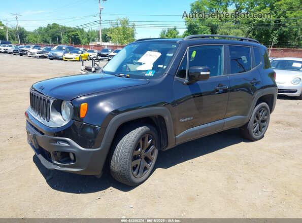 ZACCJBBT7GPD24788 2016 JEEP RENEGADE Black წინა მარცხენა ხედი სამი მეოთხედიდან