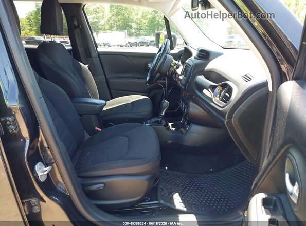 ZACCJBBT7GPD24788 2016 JEEP RENEGADE Black წინა სალონის ხედი