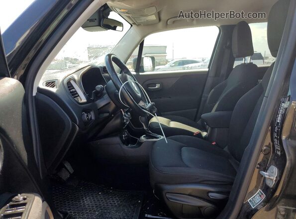 ZACCJBBT7GPE10117 2016 JEEP RENEGADE Black Front interior view