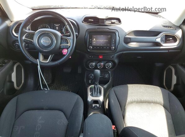 ZACCJBBT7GPE10117 2016 JEEP RENEGADE Black Dashboard view