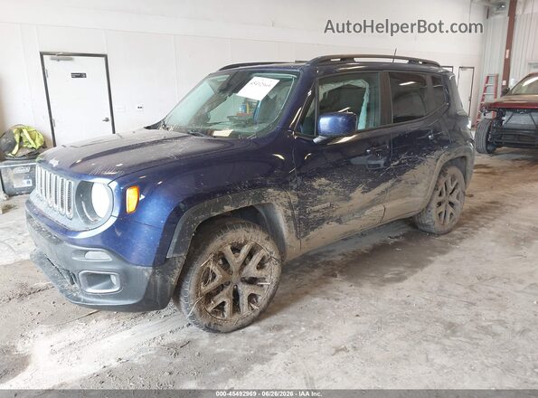 ZACCJBBT8GPC54010 2016 JEEP RENEGADE Blue წინა მარცხენა ხედი სამი მეოთხედიდან