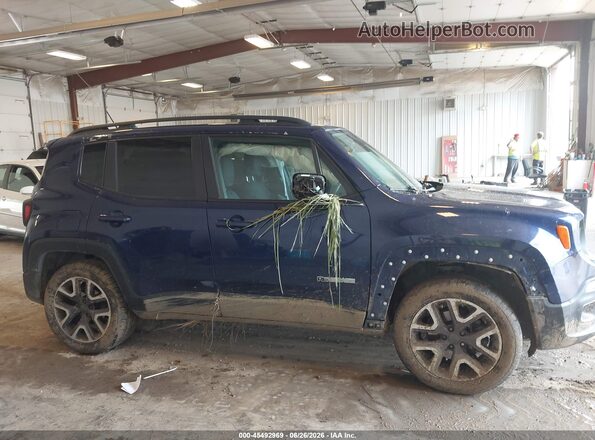 ZACCJBBT8GPC54010 2016 JEEP RENEGADE Blue უკანა სალონის ხედი