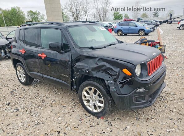 ZACCJBBT8GPC62222 2016 JEEP RENEGADE Black Передня права чверть