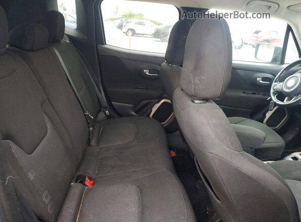 ZACCJBBT8GPC62222 2016 JEEP RENEGADE Black Вид задніх сидінь