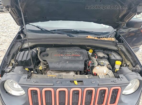 ZACCJBBT8GPC62222 2016 JEEP RENEGADE Black Вид задньої частини салону