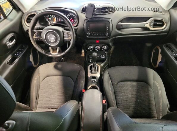 ZACCJBBT8GPD87964 2016 JEEP RENEGADE Gray Dashboard view