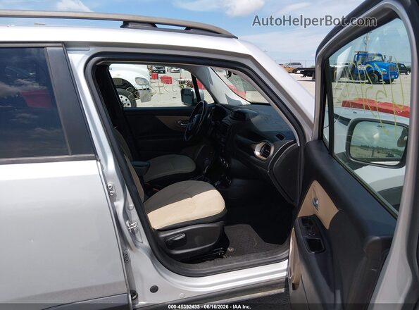 ZACCJBBTXGPD52746 2016 JEEP RENEGADE Silver Vista interior delantera
