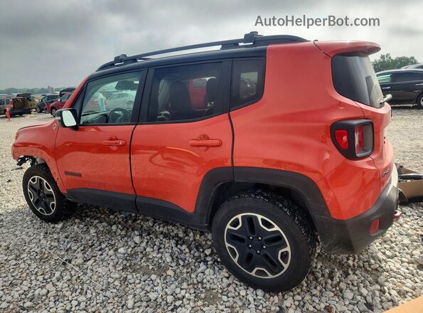 ZACCJBCB2HPF63902 2017 JEEP RENEGADE Orange Trasero izquierdo