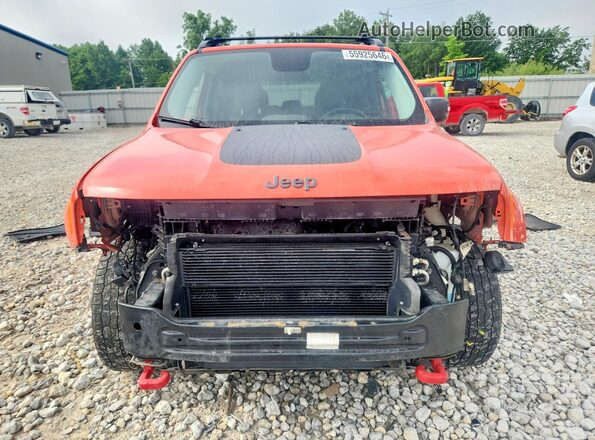 ZACCJBCB2HPF63902 2017 JEEP RENEGADE Orange Vista frontal