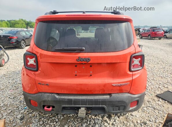 ZACCJBCB2HPF63902 2017 JEEP RENEGADE Orange Vista trasera