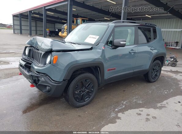 ZACCJBCB2JPH00987 2018 JEEP RENEGADE Blue Առջևի ձախ երեք քառորդ տեսարան