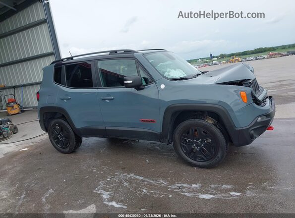 ZACCJBCB2JPH00987 2018 JEEP RENEGADE Blue Սալոնի հետևի տեսք