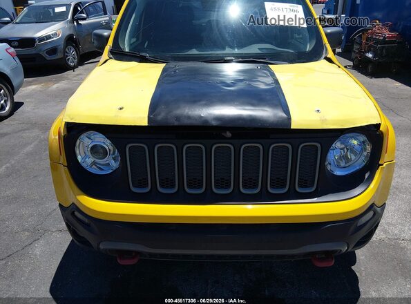ZACCJBCB2JPH60977 2018 JEEP RENEGADE Yellow წინა ხედი