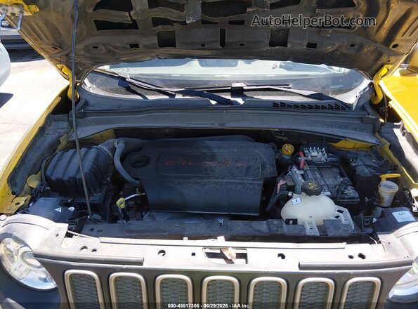 ZACCJBCB2JPH60977 2018 JEEP RENEGADE Yellow უკანა ხედი