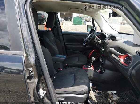 ZACCJBCB3HPF51757 2017 JEEP RENEGADE Black Widok wnętrza z przodu