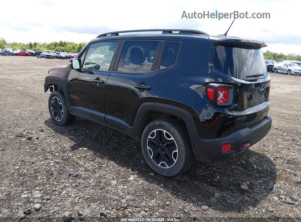 ZACCJBCB3HPF51757 2017 JEEP RENEGADE Black Tył lewy