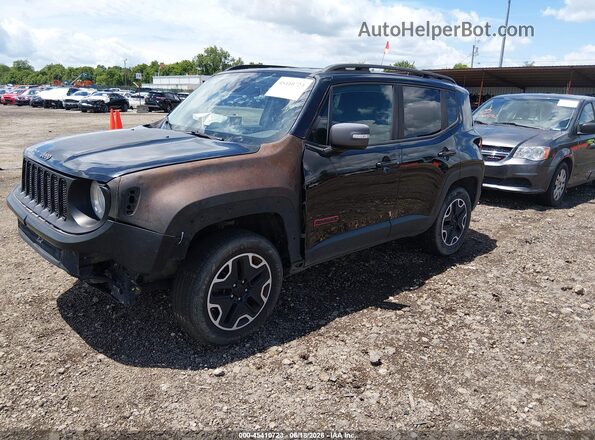 ZACCJBCB3HPF51757 2017 JEEP RENEGADE Black Przód lewy