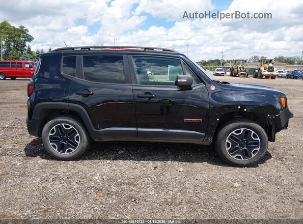 ZACCJBCB3HPF51757 2017 JEEP RENEGADE Black Widok wnętrza z tyłu