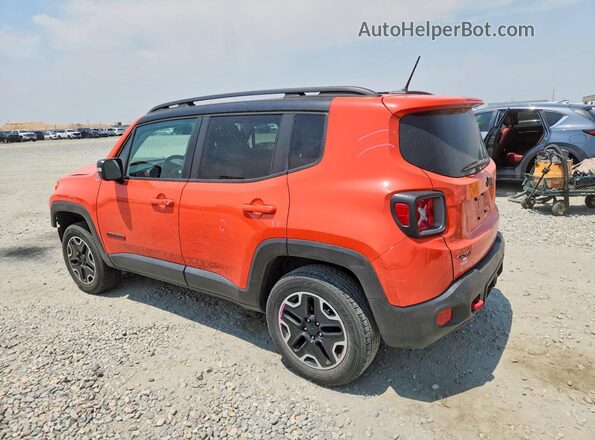 ZACCJBCB4HPF94777 2017 JEEP RENEGADE Оранжевый Задняя левая четверть