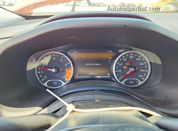 ZACCJBCB4HPF94777 2017 JEEP RENEGADE Оранжевый Вид щитка приборов