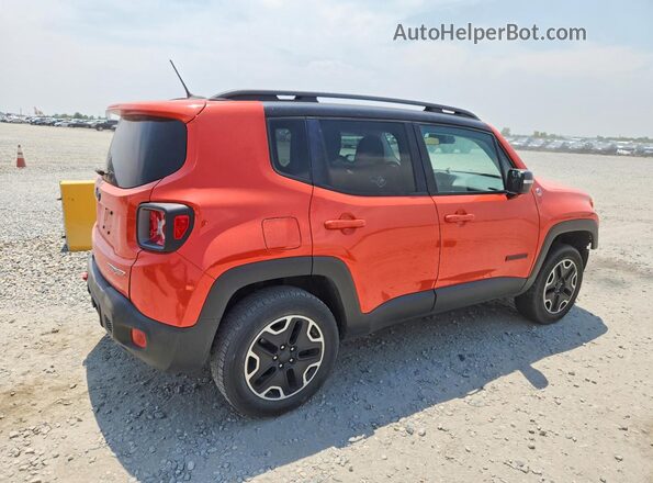 ZACCJBCB4HPF94777 2017 JEEP RENEGADE Оранжевый Задняя правая четверть