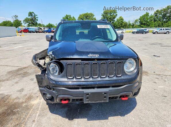 ZACCJBCB5HPF98658 2017 JEEP RENEGADE Black Widok z przodu