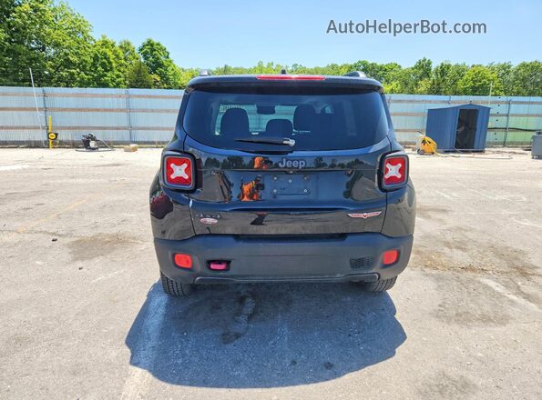 ZACCJBCB5HPF98658 2017 JEEP RENEGADE Black Widok z tyłu