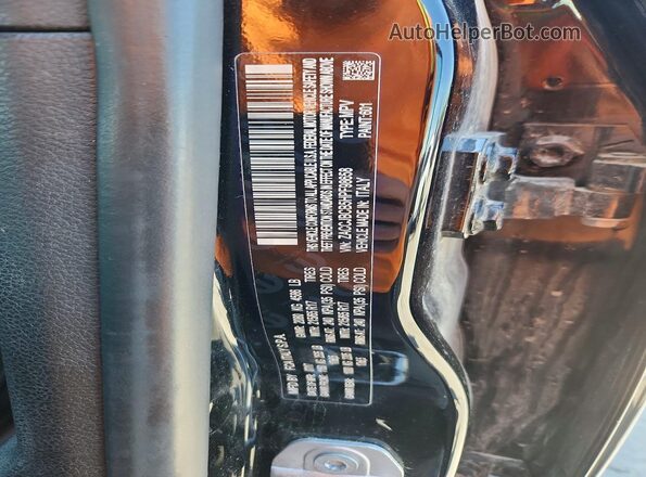 ZACCJBCB5HPF98658 2017 JEEP RENEGADE Black Widok naklejki z numerem VIN