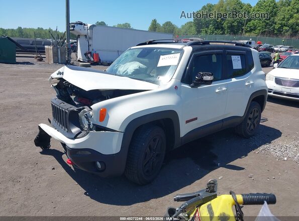 ZACCJBCB5JPH10137 2018 JEEP RENEGADE White Առջևի ձախ երեք քառորդ տեսարան
