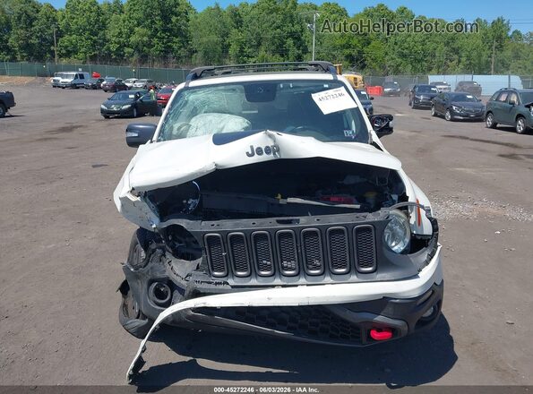 ZACCJBCB5JPH10137 2018 JEEP RENEGADE White Սարքավորումների վահանակի տեսք