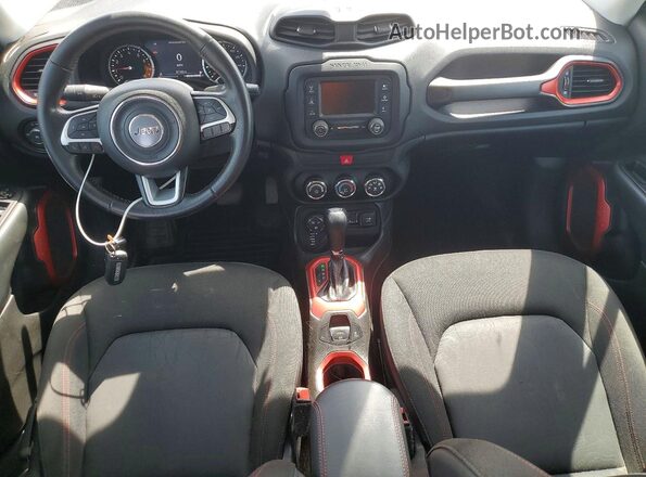 ZACCJBCB6HPE90677 2017 JEEP RENEGADE Silver Vista del salpicadero