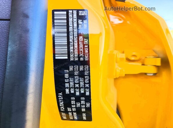 ZACCJBCB6HPF18204 2017 JEEP RENEGADE Желтый 