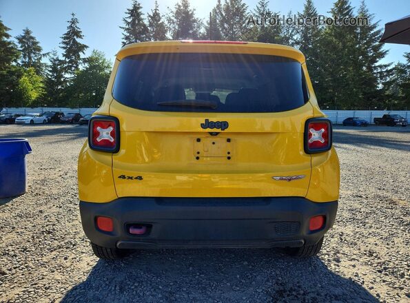 ZACCJBCB6HPF18204 2017 JEEP RENEGADE Желтый 