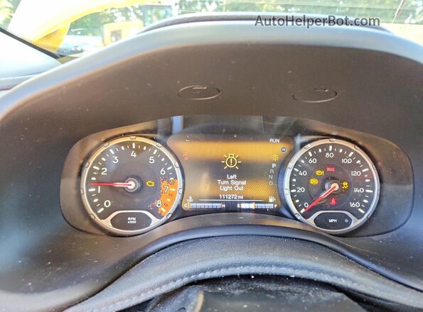 ZACCJBCB6HPF18204 2017 JEEP RENEGADE Желтый 