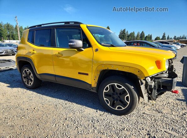ZACCJBCB6HPF18204 2017 JEEP RENEGADE Желтый 