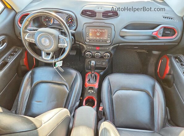 ZACCJBCB6HPF18204 2017 JEEP RENEGADE Желтый 